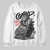 Grey 'Grind Pray' DopeSkill Graphic Sweatshirt