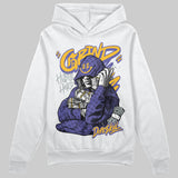 Lakers 4s DopeSkill Hoodie Sweatshirt Grind Pray Graphic