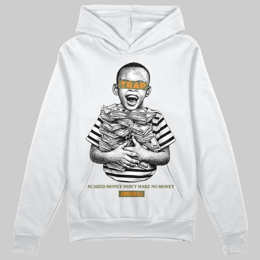 Olive 'Scared Money Don't Make No Money' DopeSkill Graphic Hoodie