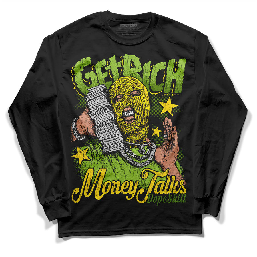 Dunk Low 'Chlorophyll' DopeSkill Long Sleeve T-Shirt Get Rich Graphic