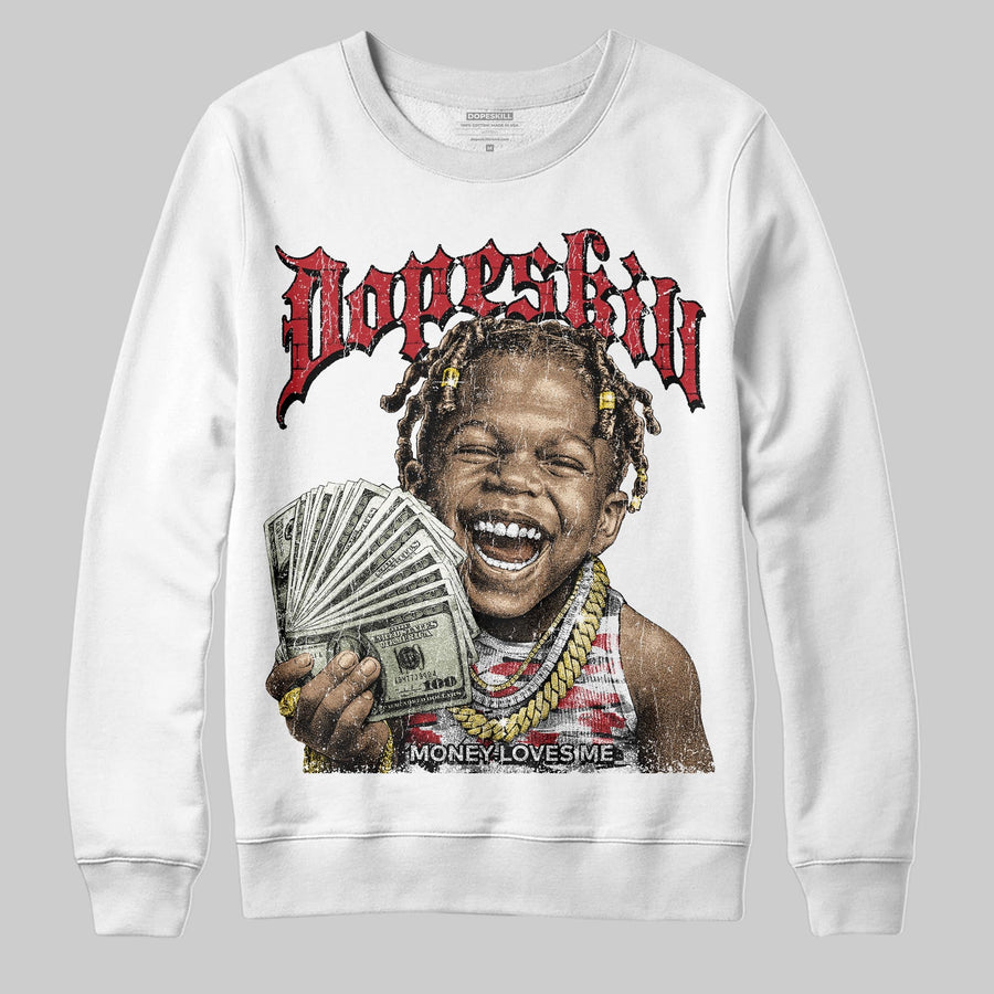 Bugs Bunny 8s DopeSkill Sweatshirt Money Loves Me Graphic