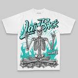 Aqua Oversize Print Laid Back DopeSkill Graphic T-shirt