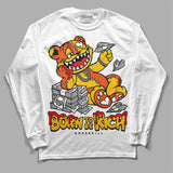 Yellow Collection DopeSkill Long Sleeve T-Shirt Born To Be Rich Graphic