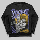Lakers 4s DopeSkill Long Sleeve T-Shirt Pocket Change Graphic