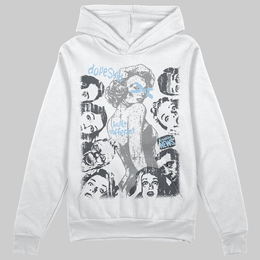Wolf Grey 5s DopeSkill Hoodie Sweatshirt Built Different Graphic