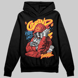 Red 'Grind Pray' DopeSkill Graphic Hoodie