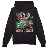 Grey Collection DopeSkill Hoodie Sweatshirt Born To Be Rich Graphic