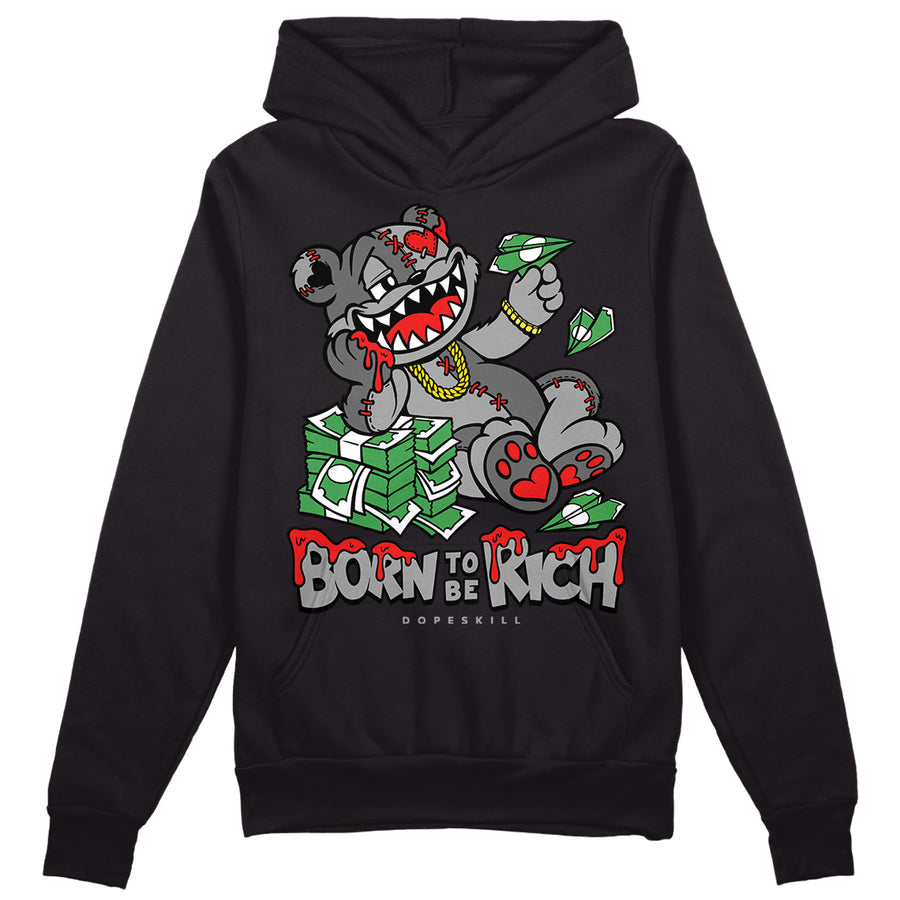 Grey Collection DopeSkill Hoodie Sweatshirt Born To Be Rich Graphic