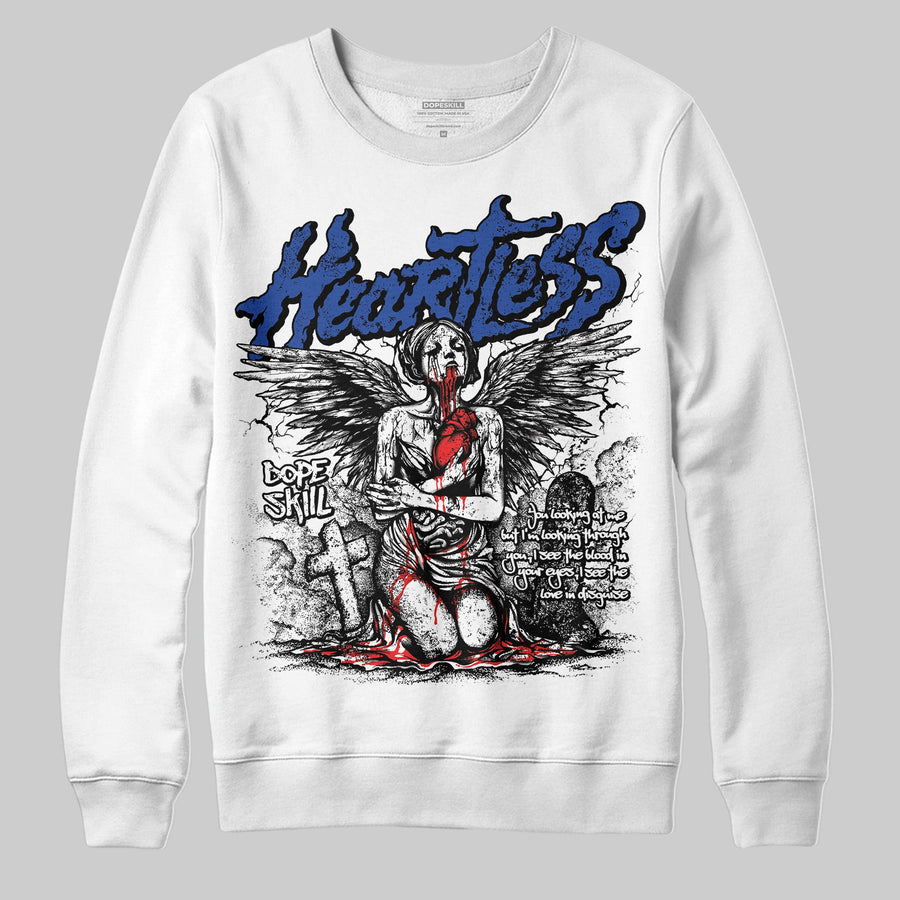 Royal Blue Collection DopeSkill Sweatshirt Heartless Graphic