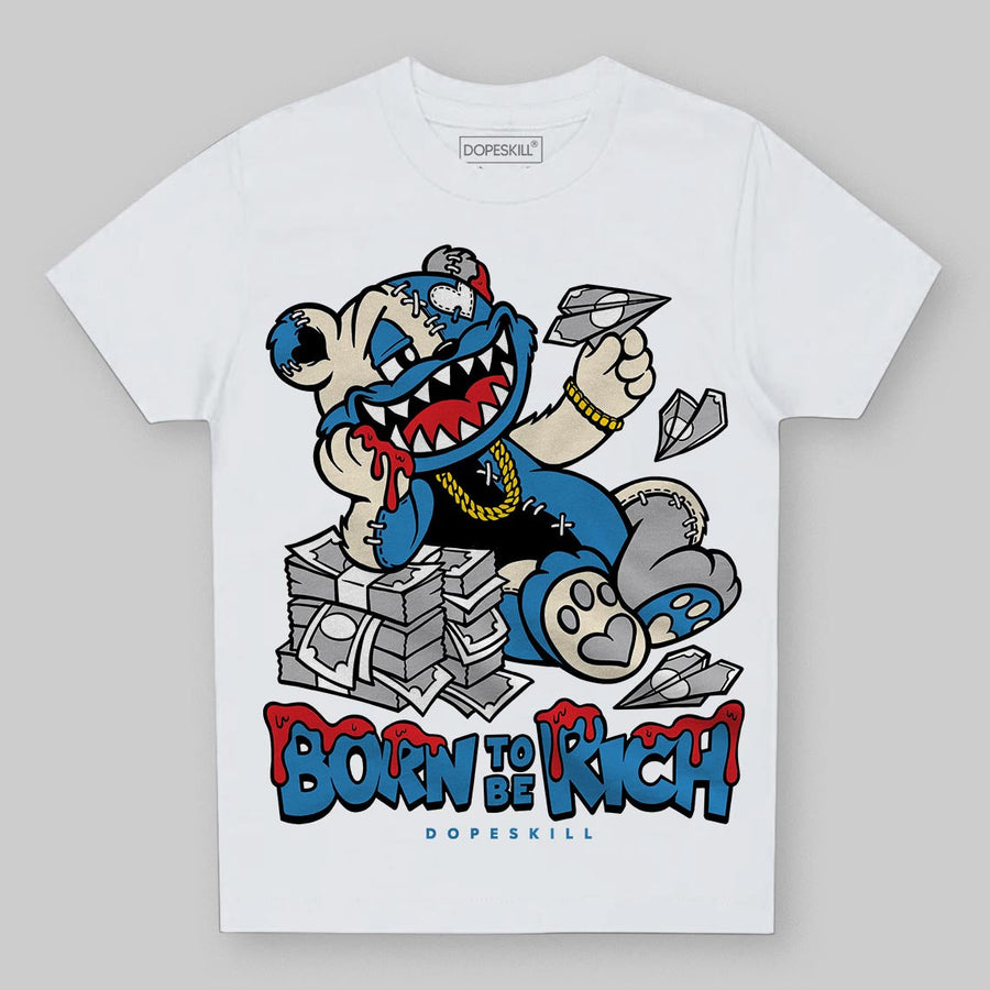 Rare Air 3s DopeSkill Toddler Kids T-shirt Born To Be Rich Graphic