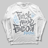 Wolf Grey 5s DopeSkill Long Sleeve T-Shirt F#ck Around And Find Out Graphic