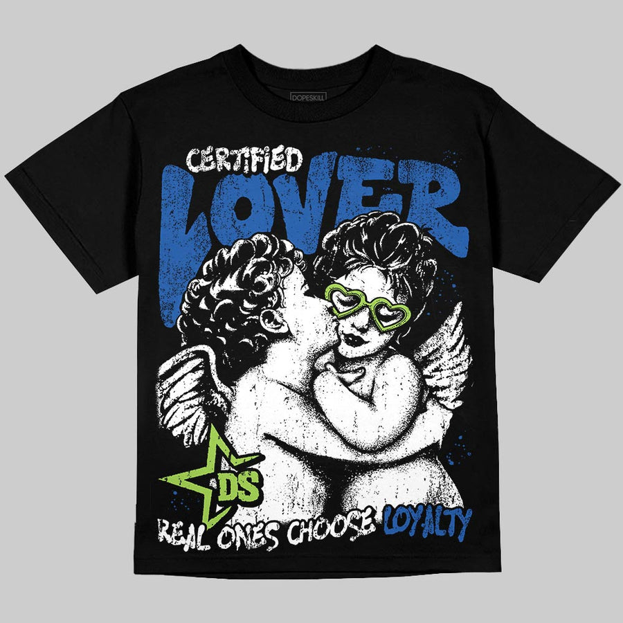 Griffey Max 1 'Varsity Royal' DopeSkill Oversize Print T-Shirt Real Ones Choose Loyalty Graphic