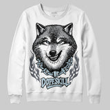 Wolf Grey 5s DopeSkill Sweatshirt Wolf Grey Graphic