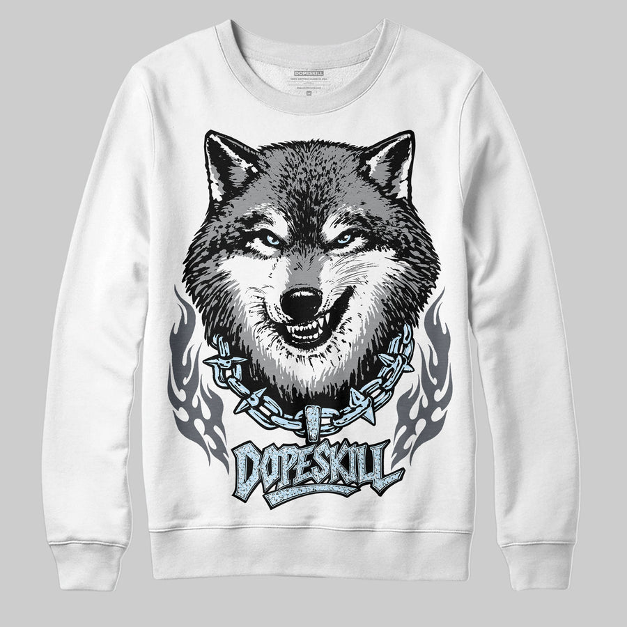 Wolf Grey 5s DopeSkill Sweatshirt Wolf Grey Graphic