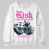 Pink 'Risk Is Better Than Regret' DopeSkill Graphic Sweatshirt