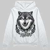 Wolf Grey 12s DopeSkill Hoodie Sweatshirt Wolf Grey Graphic