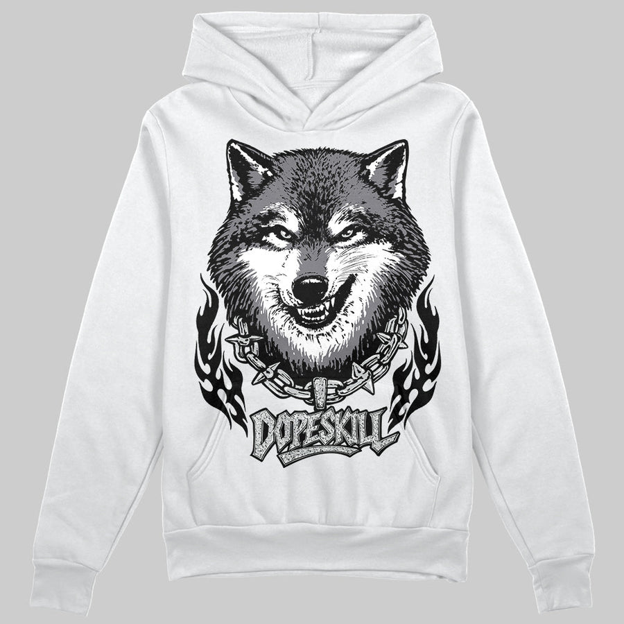 Wolf Grey 12s DopeSkill Hoodie Sweatshirt Wolf Grey Graphic