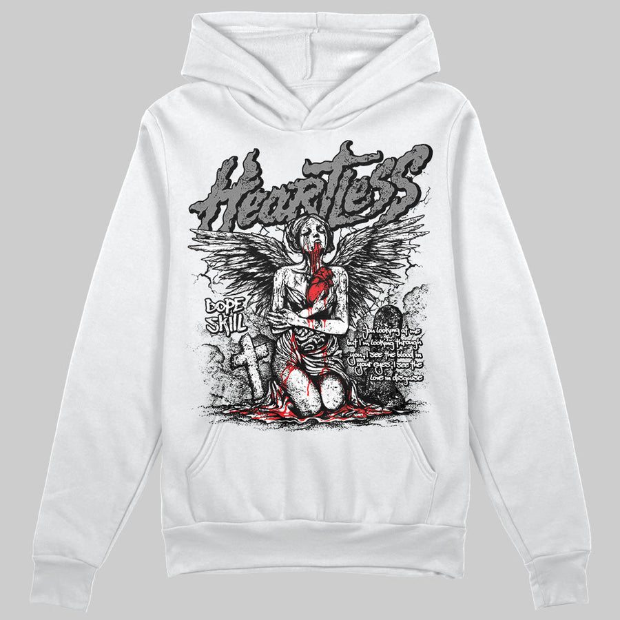 Grey Collection DopeSkill Hoodie Sweatshirt Heartless Graphic