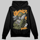 Olive 'Grind Pray' DopeSkill Graphic Hoodie