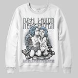 Wolf Grey 5s DopeSkill Sweatshirt Real Lover Graphic