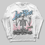 Medium Soft Pink 4s DopeSkill Long Sleeve T-Shirt Laid Back Graphic
