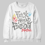 Grey Collection DopeSkill Sweatshirt F#ck Around And Find Out Graphic