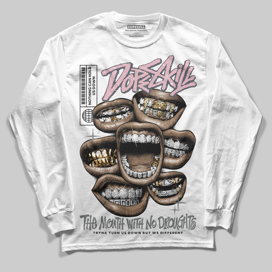 Max 95 OG “Pink Foam” DopeSkill Long Sleeve T-Shirt The Mouth With No Droughts Graphic