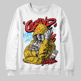 Yellow 'Grind Pray' DopeSkill Graphic Sweatshirt