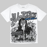 Flint Grey 9s Oversize Print 'No Money No Lust' DopeSkill Graphic T-shirt