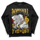 Yellow Collection DopeSkill Long Sleeve T-Shirt Sorry I've Been Trappin Graphic