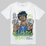Griffey Max 1 'Varsity Royal' DopeSkill T-Shirt All Hustle No Luck Graphic