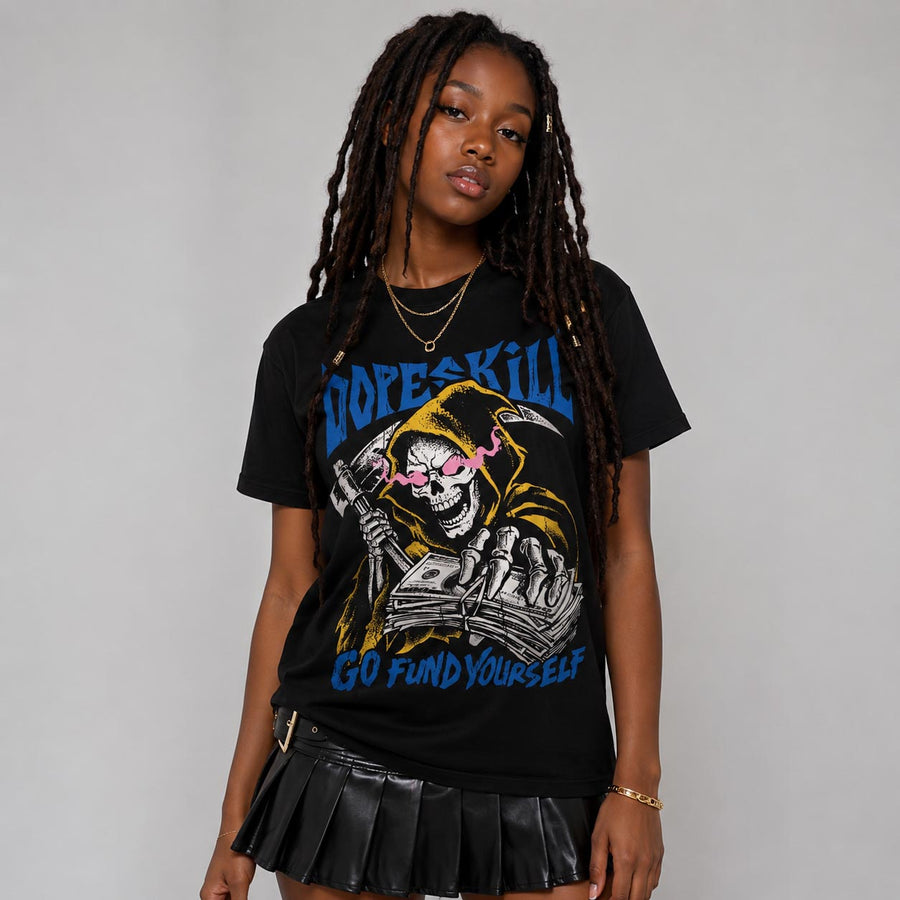 Brazil 3s DopeSkill T-Shirt Go Fund Yourself Graphic