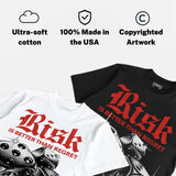 Toro Bravo 4s DopeSkill T-Shirt Risk Is Better Than Regret Graphic