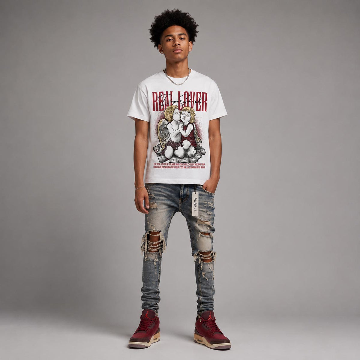 “Bin 23” 3s DopeSkill T-Shirt Real Lover Graphic