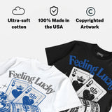 “True Blue” 3s DopeSkill T-Shirt Feeling Lucky Graphic