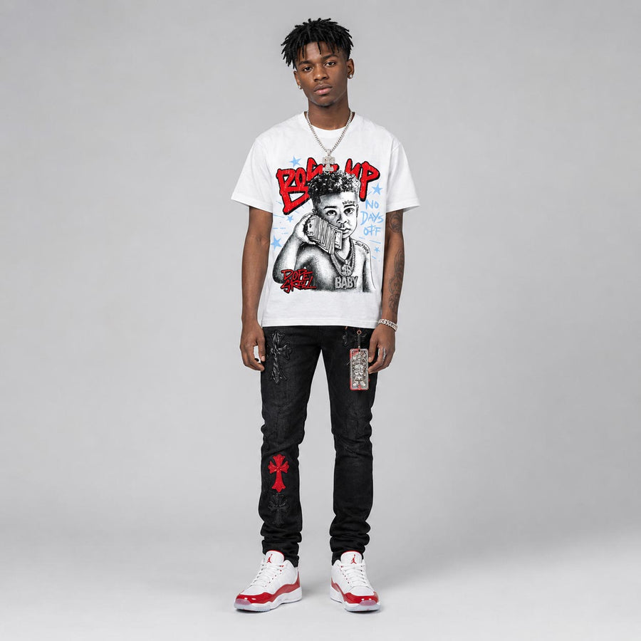 Cherry 11s DopeSkill T-Shirt Boss Up Graphic