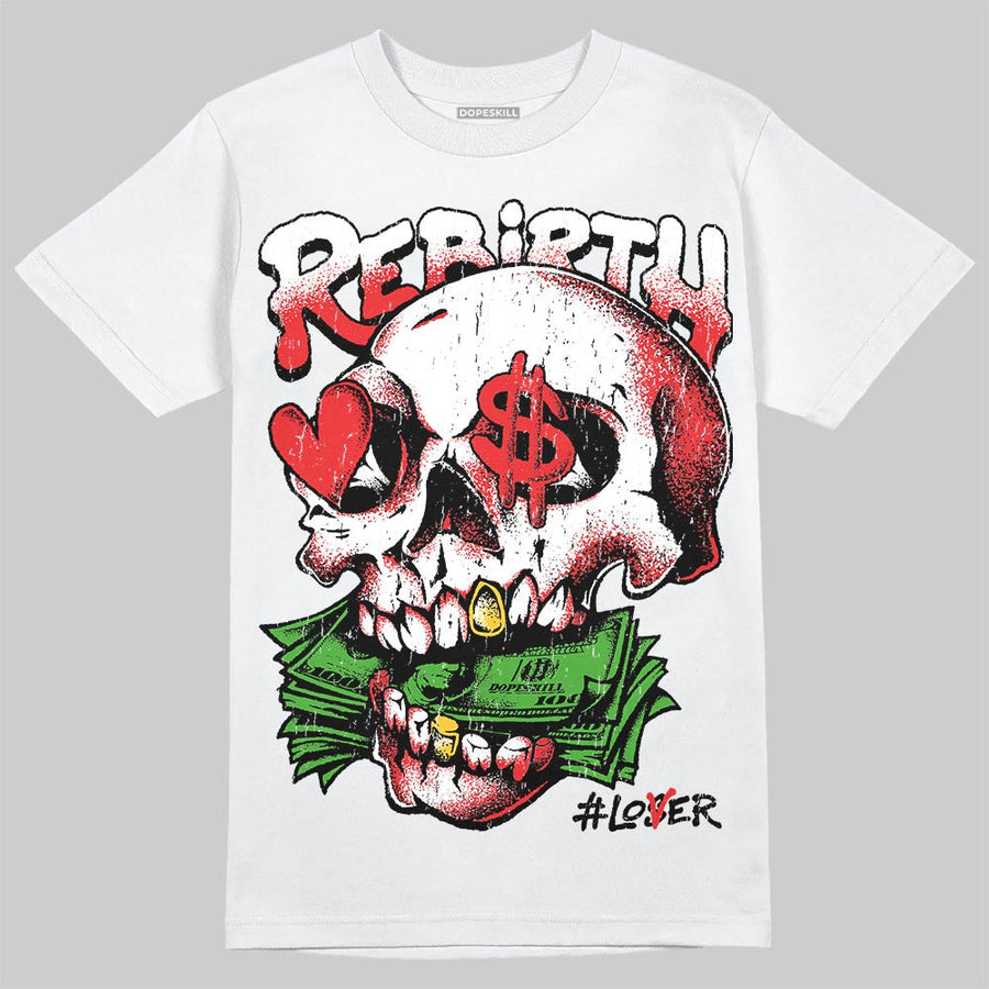 AJ 13 Chicago True Red Cherry DopeSkill T-Shirt Rebirth Graphic