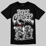White Cement 4s DopeSkill T-Shirt Paper Chaser Boy Graphic