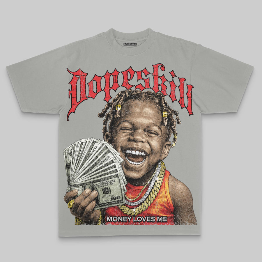 Money Loves Me Oversize Print DopeSkill T-shirt