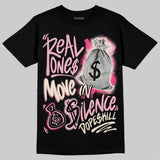 Iced Carmine 4s DopeSkill T-Shirt Real Ones Move In Silence Graphic