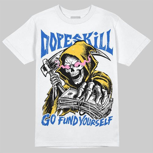 Brazil 3s DopeSkill T-Shirt Go Fund Yourself Graphic