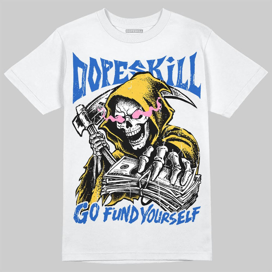 Brazil 3s DopeSkill T-Shirt Go Fund Yourself Graphic