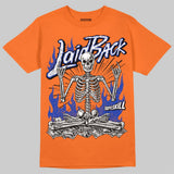 Orange 'Laid Back' DopeSkill Graphic T-Shirt