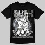 White Metallic 5s DopeSkill T-Shirt Real Lover Graphic