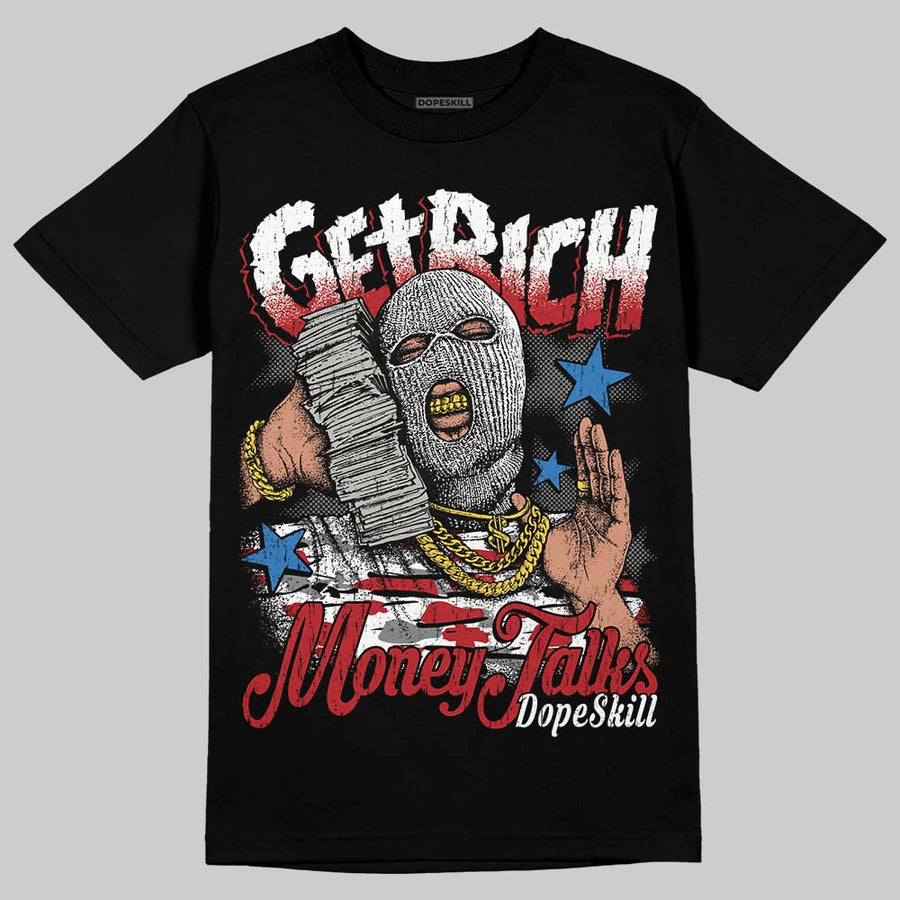 Bugs Bunny 8s DopeSkill T-Shirt Get Rich Graphic