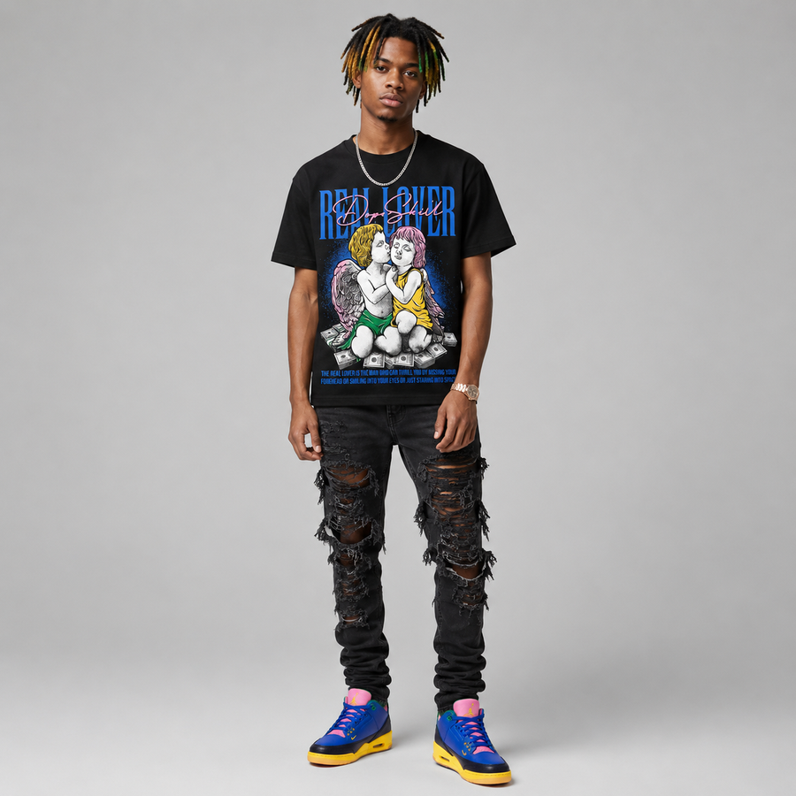 Brazil 3s DopeSkill T-Shirt Real Lover Graphic