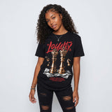 Sunset 5s DopeSkill T-Shirt Loyalty Graphic