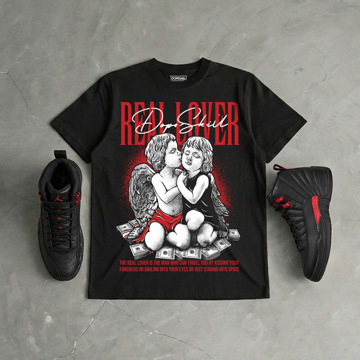 “Bloodline” 12s DopeSkill T-Shirt Real Lover Graphic