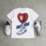 “True Blue” 3s DopeSkill T-Shirt Self Made Graphic