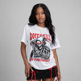 Cherry 11s DopeSkill T-Shirt Go Fund Yourself Graphic